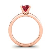 Classic Cushion Pave Asada Ring, 6mm