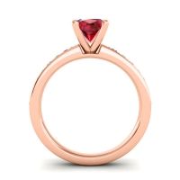 Classic Cushion Pave Asada Ring, 6mm