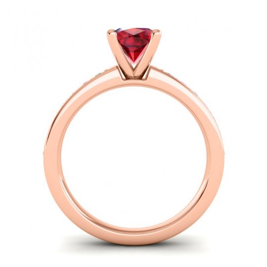 Classic Cushion Pave Asada Ring, 6mm