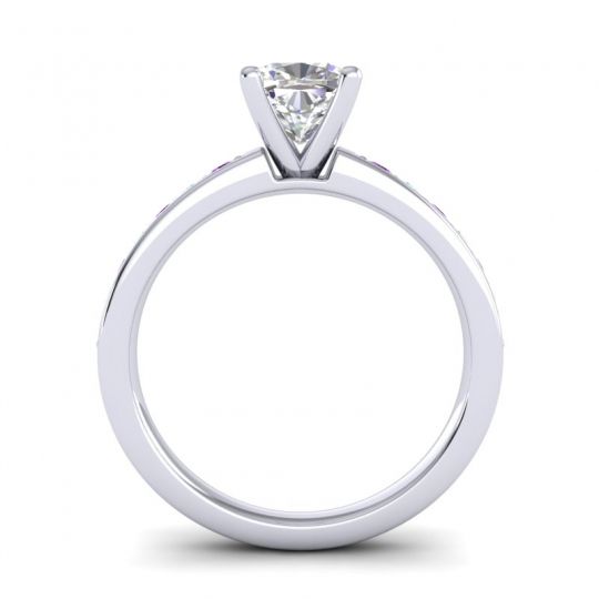 Classic Cushion Pave Asada Ring, 6mm