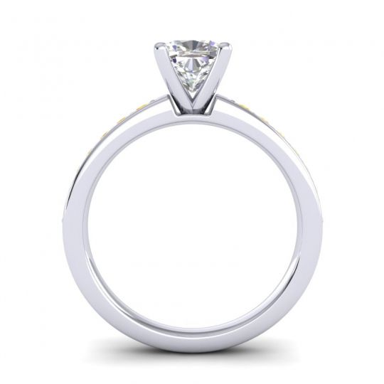 Classic Cushion Pave Asada Ring, 6mm