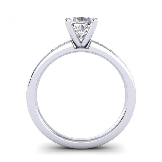 Classic Cushion Pave Asada Ring, 6mm