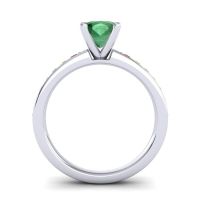 Classic Cushion Pave Asada Ring, 6mm
