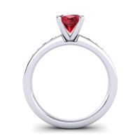 Classic Cushion Pave Asada Ring, 6mm