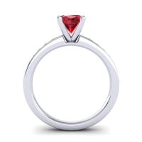 Classic Cushion Pave Asada Ring, 6mm