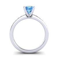 Classic Cushion Pave Asada Ring, 6mm