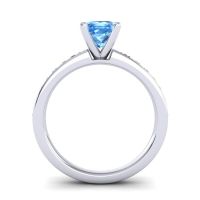 Classic Cushion Pave Asada Ring, 6mm