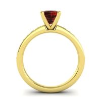 Classic Cushion Pave Asada Ring, 6mm