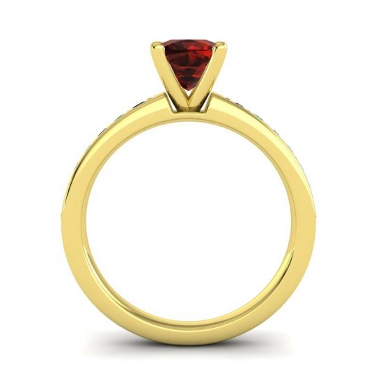 Classic Cushion Pave Asada Ring, 6mm