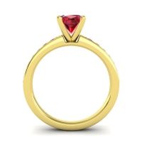 Classic Cushion Pave Asada Ring, 6mm