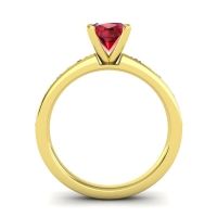 Classic Cushion Pave Asada Ring, 6mm