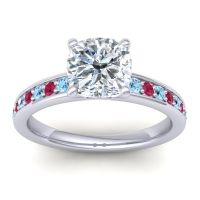 Classic Cushion Pave Asada Ring, 7mm
