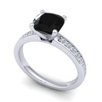 Classic Cushion Pave Asada Ring, 7mm