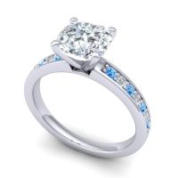 Classic Cushion Pave Asada Ring, 7mm