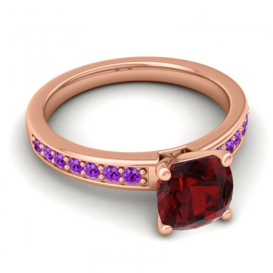 Classic Cushion Pave Asada Ring, 7mm