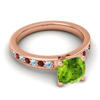 Classic Cushion Pave Asada Ring, 7mm