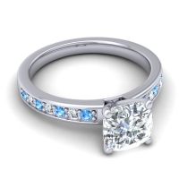 Classic Cushion Pave Asada Ring, 7mm