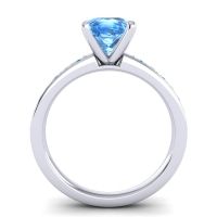 Classic Cushion Pave Asada Ring, 7mm