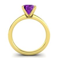 Classic Cushion Pave Asada Ring, 7mm