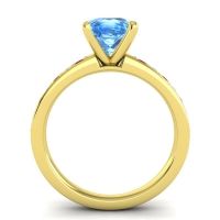 Classic Cushion Pave Asada Ring, 7mm