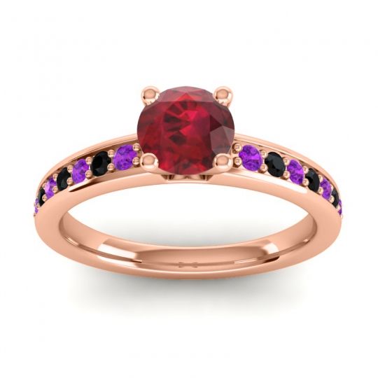 Classic Pave Asada Ring, 6mm