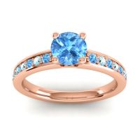 Classic Pave Asada Ring, 6mm