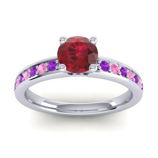 Classic Pave Asada Ring, 6mm