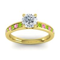Classic Pave Asada Ring, 6mm