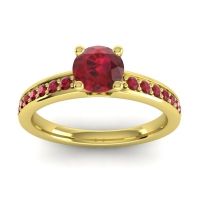 Classic Pave Asada Ring, 6mm