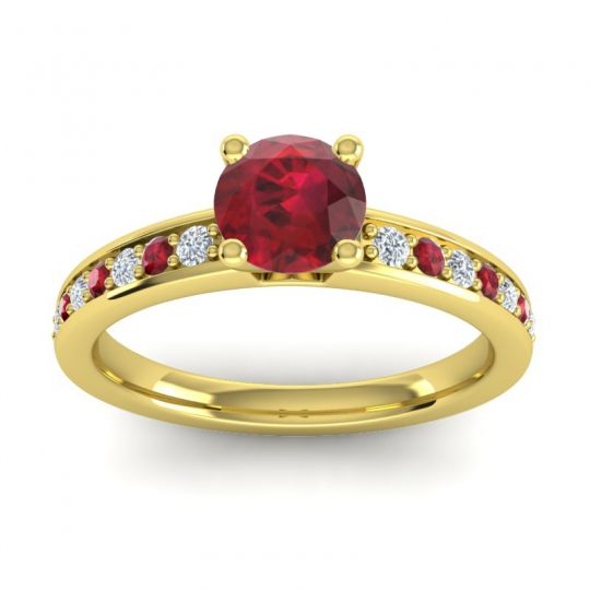 Classic Pave Asada Ring, 6mm