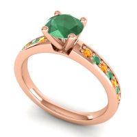 Classic Pave Asada Ring, 6mm