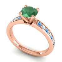 Classic Pave Asada Ring, 6mm