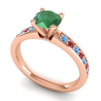 Classic Pave Asada Ring, 6mm