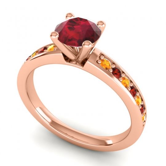 Classic Pave Asada Ring, 6mm