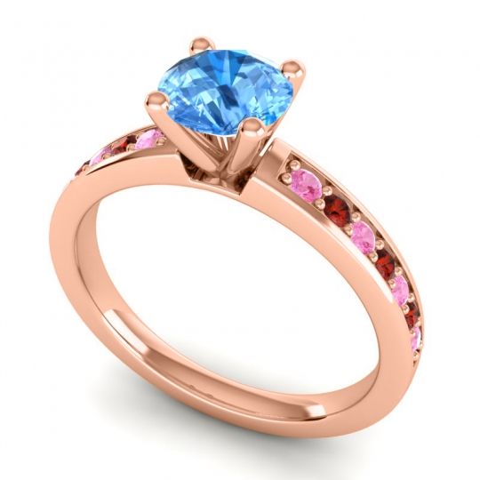 Classic Pave Asada Ring, 6mm