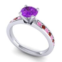 Classic Pave Asada Ring, 6mm