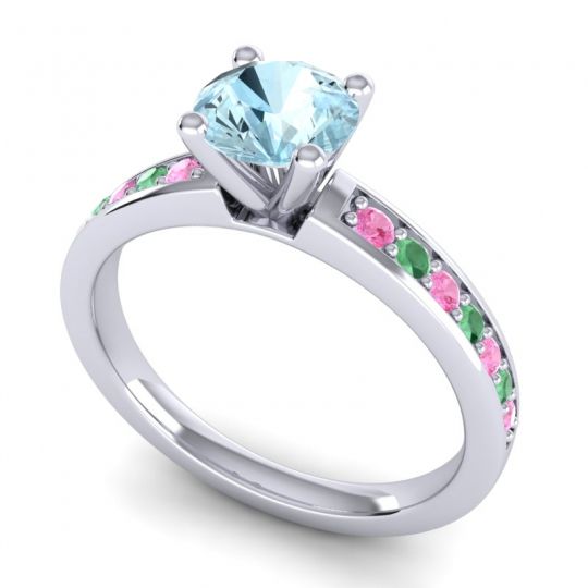 Classic Pave Asada Ring, 6mm