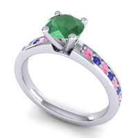 Classic Pave Asada Ring, 6mm