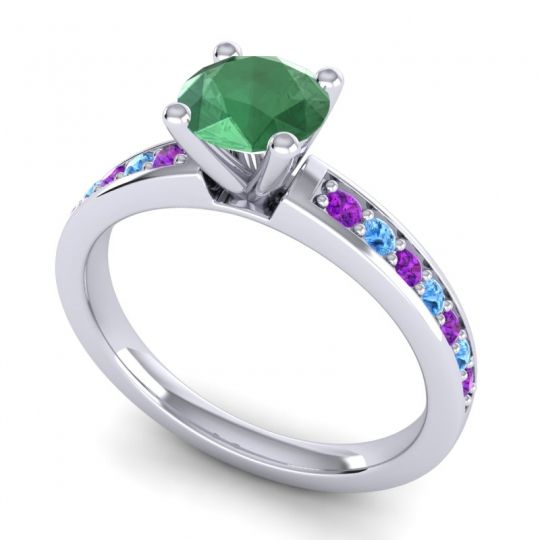 Classic Pave Asada Ring, 6mm