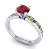 Classic Pave Asada Ring, 6mm