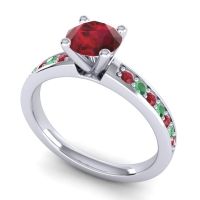 Classic Pave Asada Ring, 6mm