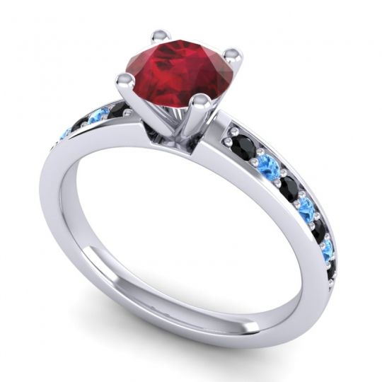 Classic Pave Asada Ring, 6mm