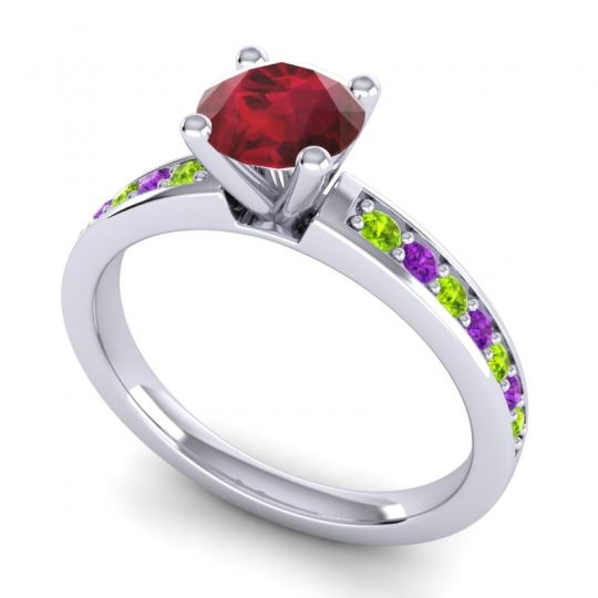 Classic Pave Asada Ring, 6mm