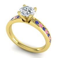 Classic Pave Asada Ring, 6mm