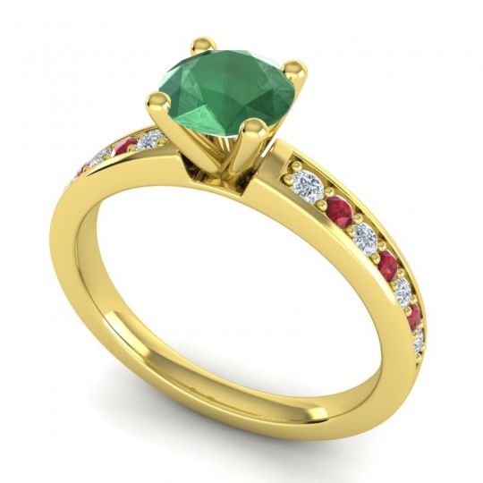 Classic Pave Asada Ring, 6mm