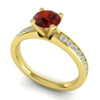 Classic Pave Asada Ring, 6mm