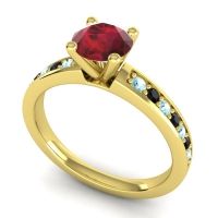 Classic Pave Asada Ring, 6mm