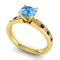 Classic Pave Asada Ring, 6mm