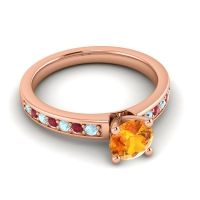 Classic Pave Asada Ring, 6mm