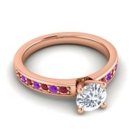 Classic Pave Asada Ring, 6mm